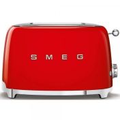 Тостер SMEG 50's Style, TSF01RDEU, 2 филии, 950 W, Червен