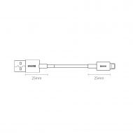 Кабел Baseus Superior Cable USB to Lightning 0.25m White