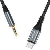 Кабел Dudao L11PROT USB-C to mini jack 3.5mm 1m Gray