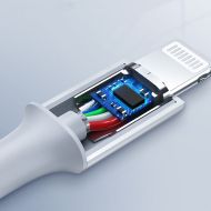 Кабел Ugreen US171 USB Type-C to Lightning 0.5m 3A 36W White