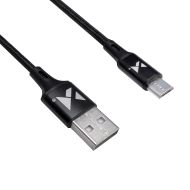 Кабел Wozinsky WUC-M1B USB to micro USB 2.4A 1m Black