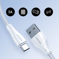 Кабел Joyroom S-UC027A11 USB to USB Type-C 3A 1.2m White