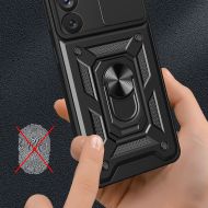 Калъф Hurtel Hybrid Armor Camshield Case Samsung Galaxy A54 5G Black