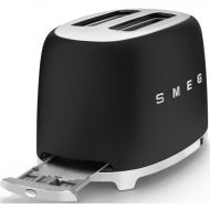 Тостер SMEG 50's Style, TSF01BLMEU, 2 филии, 950 W, Черен мат