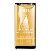 9D Стъклен Протектор Samsung Galaxy A41 Tempered Glass Full Glue Black