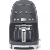 Филтърна кафемашина SMEG 50's Style, DCF02GREU, 1050 W, Сив