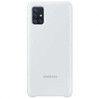 Калъф Silicone Cover EF-PA515TWEGEU Samsung Galaxy A51 White