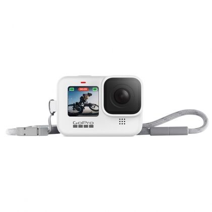 Силиконов калъф с ремък GoPro Sleeve + Lanyard HERO9 White