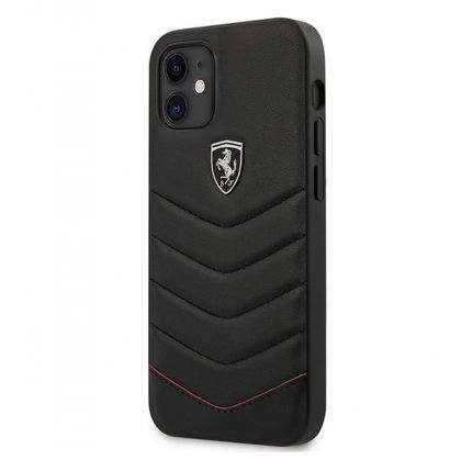 Калъф Original Faceplate Case Ferrari FEHQUHCP12SBK iPhone 12 Mini Black