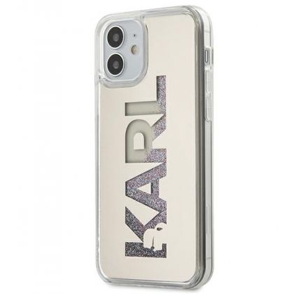 Калъф Original Faceplate Case Karl Lagerfeld KLHCP12SKLMLGR iPhone 12 Mini Silver