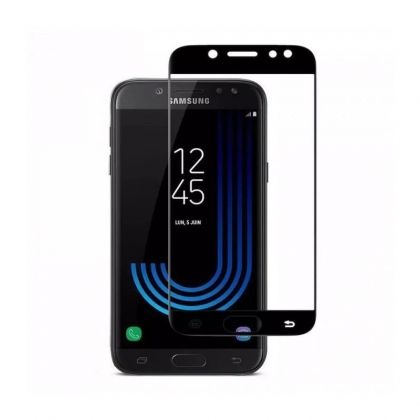 5D Стъклен Протектор Samsung Galaxy J5 2017 Tempered Glass Full Glue Black