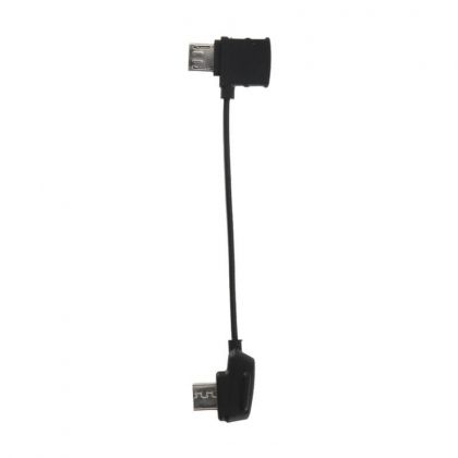 Обърнат Micro USB кабел за връзка с дистанционното за дронове DJI Mavic 