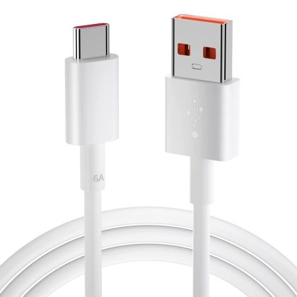 Кабел Xiaomi 6A USB to USB Type-C 1m White