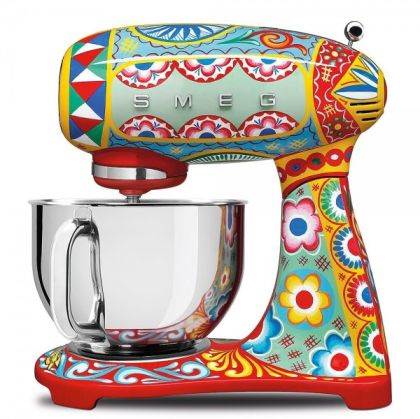 Планетарен миксер SMEG 50's Style, SMF03DGEU, 4.8 л. купа, 800 W, Dolce & Gabbana