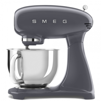 Планетарен миксер SMEG 50's Style, SMF03GREU, 4.8 л. купа, 800 W, Сив