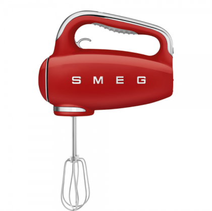 Миксер SMEG 50's Style, HMF01RDEU, LED дисплей, 250 W, Червен