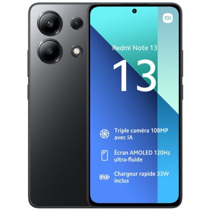 Xiaomi Redmi Note 13 6GB RAM 128GB Dual Sim Graphite Black