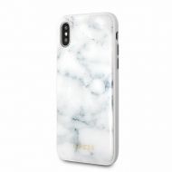 Калъф Original Faceplate Case Guess GUHCPXHYMAWH iPhone X/XS Marble White