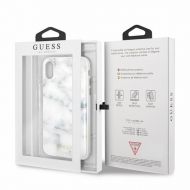 Калъф Original Faceplate Case Guess GUHCPXHYMAWH iPhone X/XS Marble White
