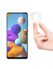 Nano Стъклен Протектор Samsung Galaxy A21s Tempered Glass Full Glue Transparent
