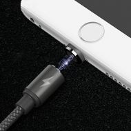 Кабел Remax Gravity RC-095i Magnetic USB / Lightning LED Cable 1m Black