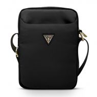 Чанта за таблет Guess Nylon Triangle Logo GUTB10NTMLBK 10" Black