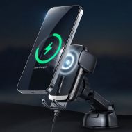 Универсална стойка за телефон Joyroom Qi Wireless 15W Dashboard Charger Black