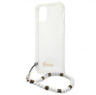 Калъф Original Faceplate Case Guess GUHCP12MKPSWH iPhone 12/12 Pro Transparent White Pearl