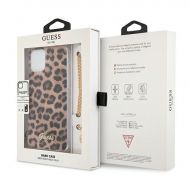 Калъф Original Faceplate Case Guess GUHCP12MKSLEO iPhone 12/12 Pro Leopard Gold Chain