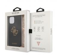 Калъф Original Faceplate Case Guess GUHCP12MLSC4GBK iPhone 12/12 Pro Black Gold Chain