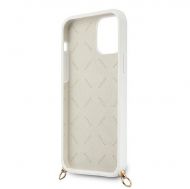 Калъф Original Faceplate Case Guess GUHCP12MLSC4GWH iPhone 12/12 Pro White Gold Chain
