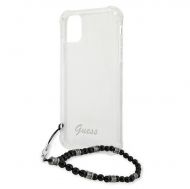 Калъф Original Faceplate Case Guess GUHCP12MKPSBK iPhone 12/12 Pro Transparent Black Pearl
