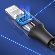 Кабел Ugreen MFI USB Type-C to Lightning 1m Silver