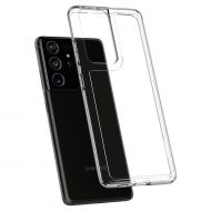 Калъф Spigen Ultra Hybrid Samsung Galaxy S21 Ultra Crystal Clear