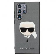 Калъф Original Faceplate Case Karl Lagerfeld KLHCS22LSAKHSL Samsung Galaxy S22 Ultra Silver
