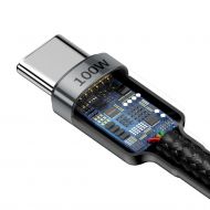 Кабел Baseus Cafule Cable USB Type-C 2m Gray