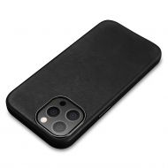 Калъф iCarer Leather Oil Wax iPhone 13 Pro Max Black