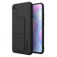 Калъф Wozinsky Kickstand Silicone Case Xiaomi Redmi 9A Black