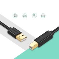 Кабел Ugreen USB to USB Type-B Printer Cable Black