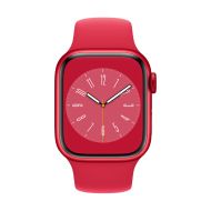 Apple Watch 8 41mm GPS Red Aluminium Case with Red Sport Band