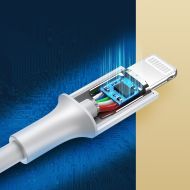 Кабел Ugreen USB Type-C to Lightning 1m 3A 18W White