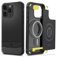 Калъф Spigen Rugged Armor MagSafe Apple iPhone 15 Pro Max Black