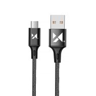 Кабел Wozinsky WUC-M1B USB to micro USB 2.4A 1m Black