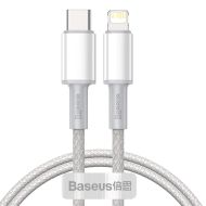 Кабел Baseus CATLGD-02 USB-C to Lightning 20W 1m White