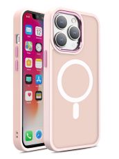 Калъф Hurtel Magnetic Color Matte Case iPhone 15 Pro Pink