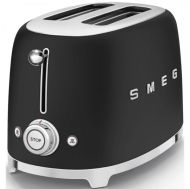 Тостер SMEG 50's Style, TSF01BLMEU, 2 филии, 950 W, Черен мат