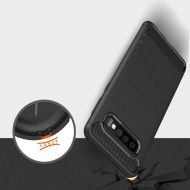 Калъф iPaky Slim Carbon Flexible Cover TPU Case Samsung S10 Black