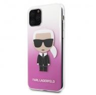 Калъф Original Faceplate Case Karl Lagerfeld KLHCN58TRDFKPI iPhone 11 Pro Pink