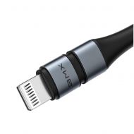 Кабел Baseus BMX MFI Cable Durable Nylon Braided Wire USB Type C PD 18W / Lightning 1.8m gray (CATLSJ-BG1)