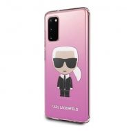 Калъф Original Faceplate Case Karl Lagerfeld KLHCS62TRDFKPI Samsung Galaxy S20 Pink